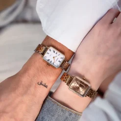Oozoo Damen Armbanduhr OOZOO Vintage Analog Metallband gold UOC20415