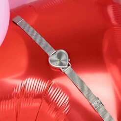 Oozoo Damen Armbanduhr OOZOO Timepieces Analog Metallband braun UOC11445