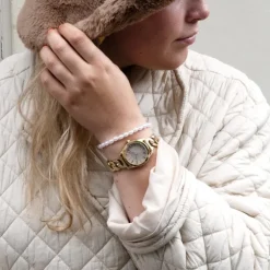 Oozoo Damen Armbanduhr OOZOO Timepieces Analog Metall gold UOC11420