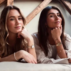 Oozoo Damen Armbanduhr OOZOO Vintage Analog Metallband gold UOC20419