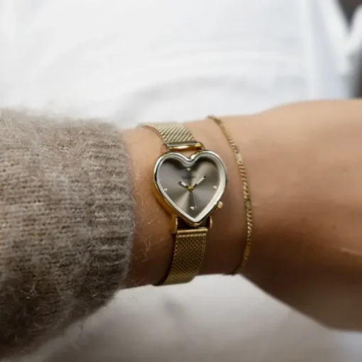 Oozoo Damen Armbanduhr OOZOO Timepieces Analog Metall gold UOC11416