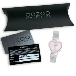 Oozoo Damen Armbanduhr OOZOO Timepieces Analog Metall silber UOC11414