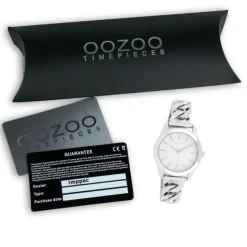 Oozoo Damen Armbanduhr OOZOO Timepieces Analog Metall silber UOC11418