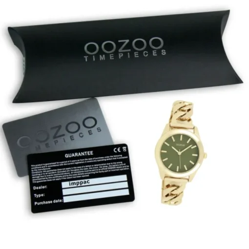 Oozoo Damen Armbanduhr OOZOO Timepieces Analog Metall gold UOC11421