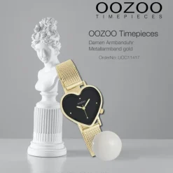 Oozoo Damen Armbanduhr OOZOO Timepieces Analog Metall gold UOC11417