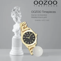 Oozoo Damen Armbanduhr OOZOO Timepieces Analog Metall gold UOC11422