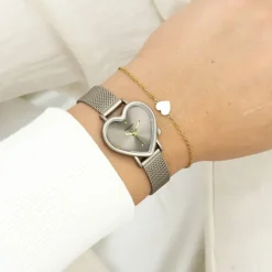 Oozoo Damen Armbanduhr OOZOO Timepieces Analog Metallband braun UOC11445