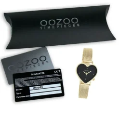 Oozoo Damen Armbanduhr OOZOO Timepieces Analog Metall gold UOC11417