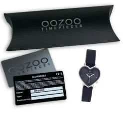 Oozoo Damen Armbanduhr OOZOO Timepieces Analog Lederband schwarz UOC11449