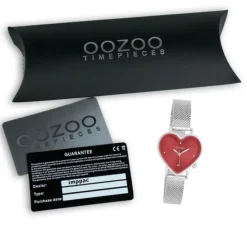 Oozoo Damen Armbanduhr OOZOO Timepieces Analog Metallband silber UOC11444