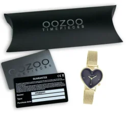Oozoo Damen Armbanduhr OOZOO Timepieces Analog Metallband gold UOC11446