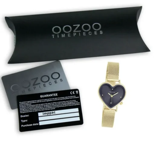 Oozoo Damen Armbanduhr OOZOO Timepieces Analog Metallband gold UOC11446