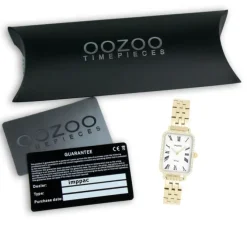 Oozoo Damen Armbanduhr OOZOO Vintage Analog Metallband gold UOC20414