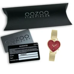 Oozoo Damen Armbanduhr OOZOO Timepieces Analog Metallband gold UOC11453