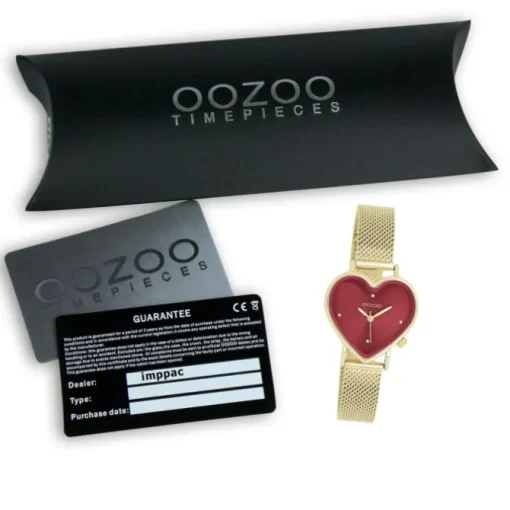 Oozoo Damen Armbanduhr OOZOO Timepieces Analog Metallband gold UOC11453
