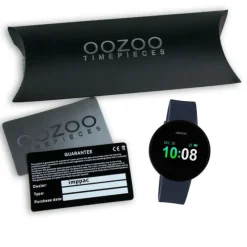 Oozoo Damen Armbanduhr Smartwatches Multifunktion Silikon dunkelblau UOQ00208