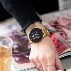 Oozoo Damen Armbanduhr Smartwatches Multifunktion Metall gold UOQ00121