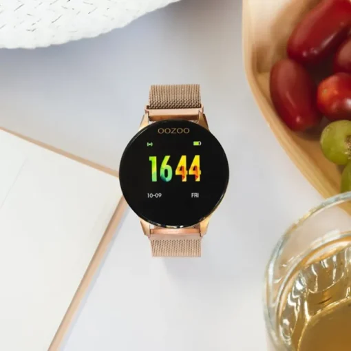 Oozoo Damen Armbanduhr Smartwatches Multifunktion Metall rosegold UOQ00117