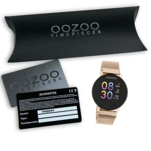 Oozoo Damen Armbanduhr Smartwatches Multifunktion Metall rosegold UOQ00117