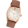 Oozoo Damen Armbanduhr Timepieces Analog Leder braun UOC10192