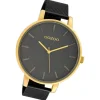 Oozoo Damen Armbanduhr Timepieces Analog Metall schwarz UOC10233