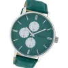 Oozoo Damen Armbanduhr Timepieces Analog Leder grün UOC10313