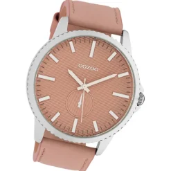 Oozoo Damen Armbanduhr Timepieces Analog Leder rosa UOC10331