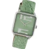 Oozoo Damen Armbanduhr Timepieces Analog Leder grün UOC10367