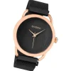 Oozoo Damen Armbanduhr Timepieces Analog Metall schwarz UOC10699