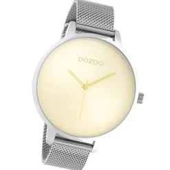 Oozoo Damen Armbanduhr Timepieces Analog Metall silber UOC10862