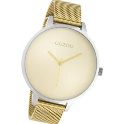 Oozoo Damen Armbanduhr Timepieces Analog Metall gold UOC10863