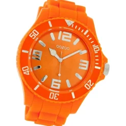 Oozoo Damen Armbanduhr Timepieces Analog Silikon orange UOC4333A