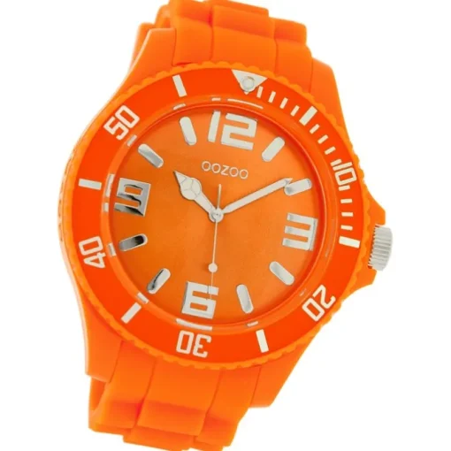 Oozoo Damen Armbanduhr Timepieces Analog Silikon orange UOC4333A
