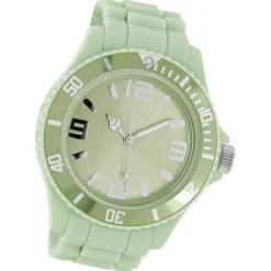 Oozoo Damen Armbanduhr Timepieces Analog Silikon hellgrün UOC4343A