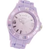 Oozoo Damen Armbanduhr Timepieces Analog Silikon lila UOC4346A
