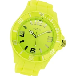 Oozoo Damen Armbanduhr Timepieces Analog Silikon grün UOC4347A