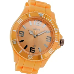 Oozoo Damen Armbanduhr Timepieces Analog Silikon orange UOC4348A