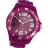 Oozoo Damen Armbanduhr Timepieces Analog Silikon lila UOC5026A
