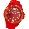 Oozoo Damen Armbanduhr Timepieces Analog Silikon rot UOC5030A