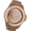 Oozoo Damen Armbanduhr Timepieces Analog Silikon hellbraun UOC5041A