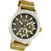 Oozoo Damen Armbanduhr Timepieces Analog Leder grün UOC6205A