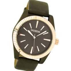 Oozoo Damen Armbanduhr Timepieces Analog Leder schwarz UOC6518A