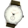 Oozoo Damen Armbanduhr Timepieces Analog Leder dunkelblau UOC9005A