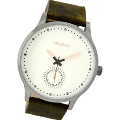Oozoo Damen Armbanduhr Timepieces Analog Leder dunkelblau UOC9005A