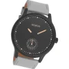 Oozoo Damen Armbanduhr Timepieces Analog Leder grau UOC9006A