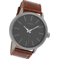 Oozoo Damen Armbanduhr Timepieces Analog Leder braun UOC9027A