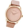 Oozoo Damen Armbanduhr Timepieces Analog Leder rosa UOC9161A