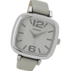 Oozoo Damen Armbanduhr Timepieces Analog Leder grau UOC9180A