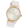 Oozoo Damen Armbanduhr Timepieces C10715 Analog Leder weiß UOC10715