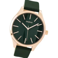 Oozoo Damen Armbanduhr Timepieces Analog Leder schwarz UOC9503A